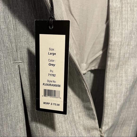 Romeo and Juliet Couture Romper Spaghetti Strap Zipper Gray NWT Women's Large - Picture 10 of 13